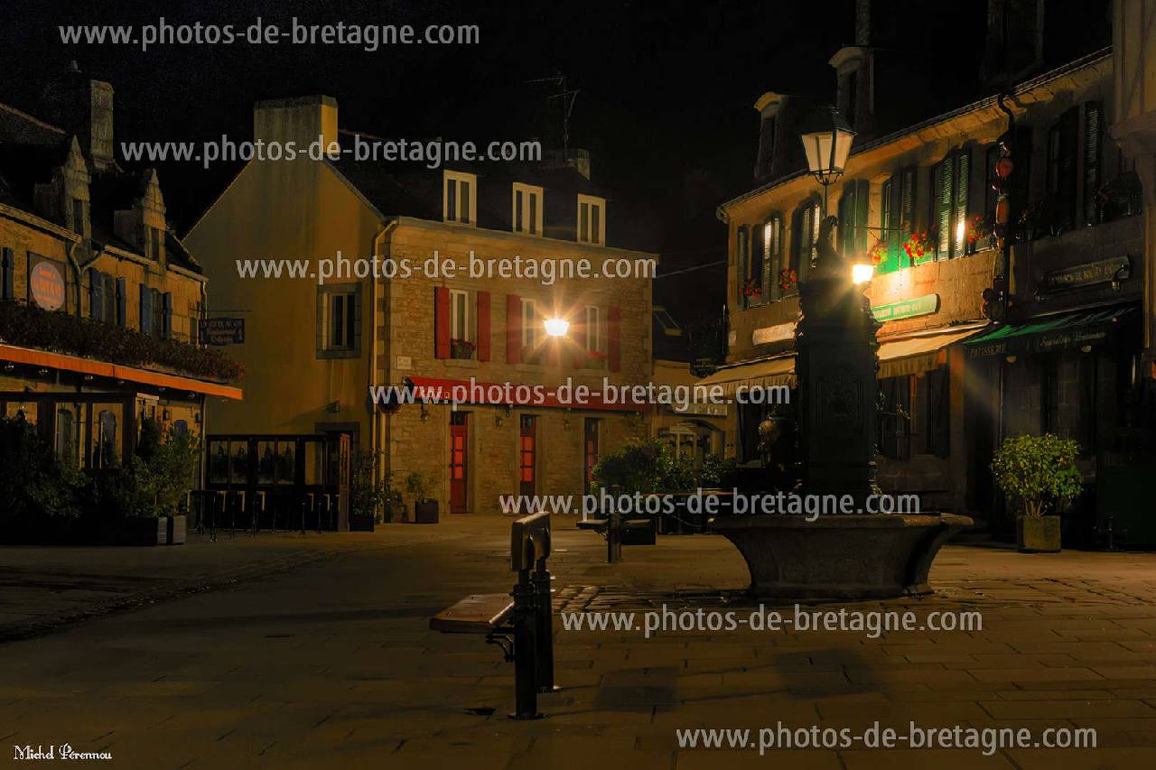 En ville close, Concarneau, de nuit