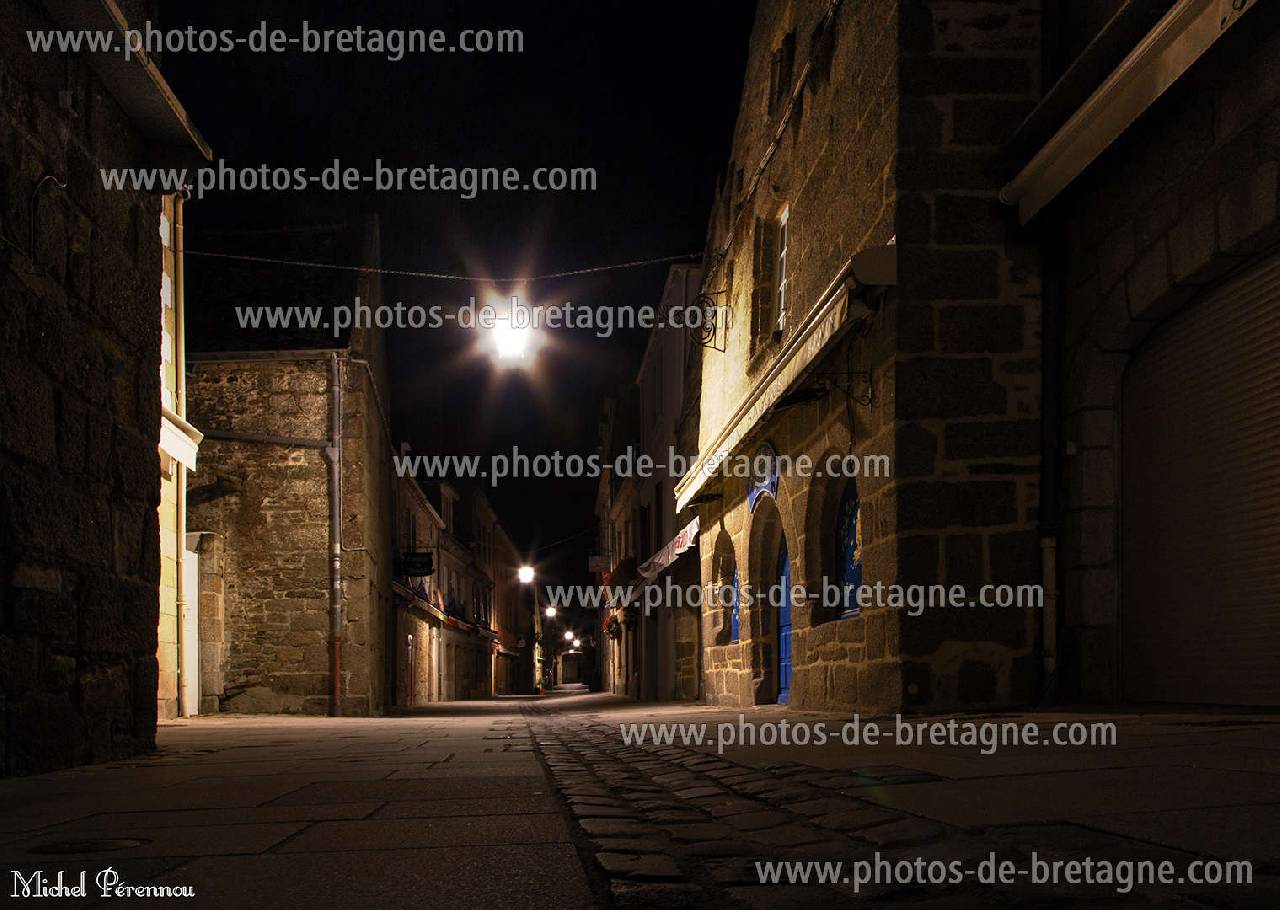 La ville close, Concarneau, la nuit