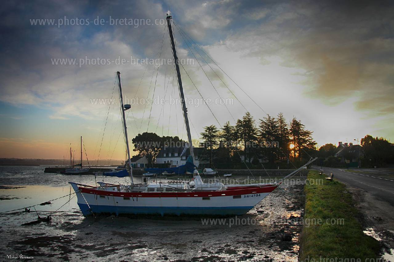 En début de journée, à Beg-Meil